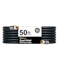 50ft RG6 coaxial cable for the antenna run
