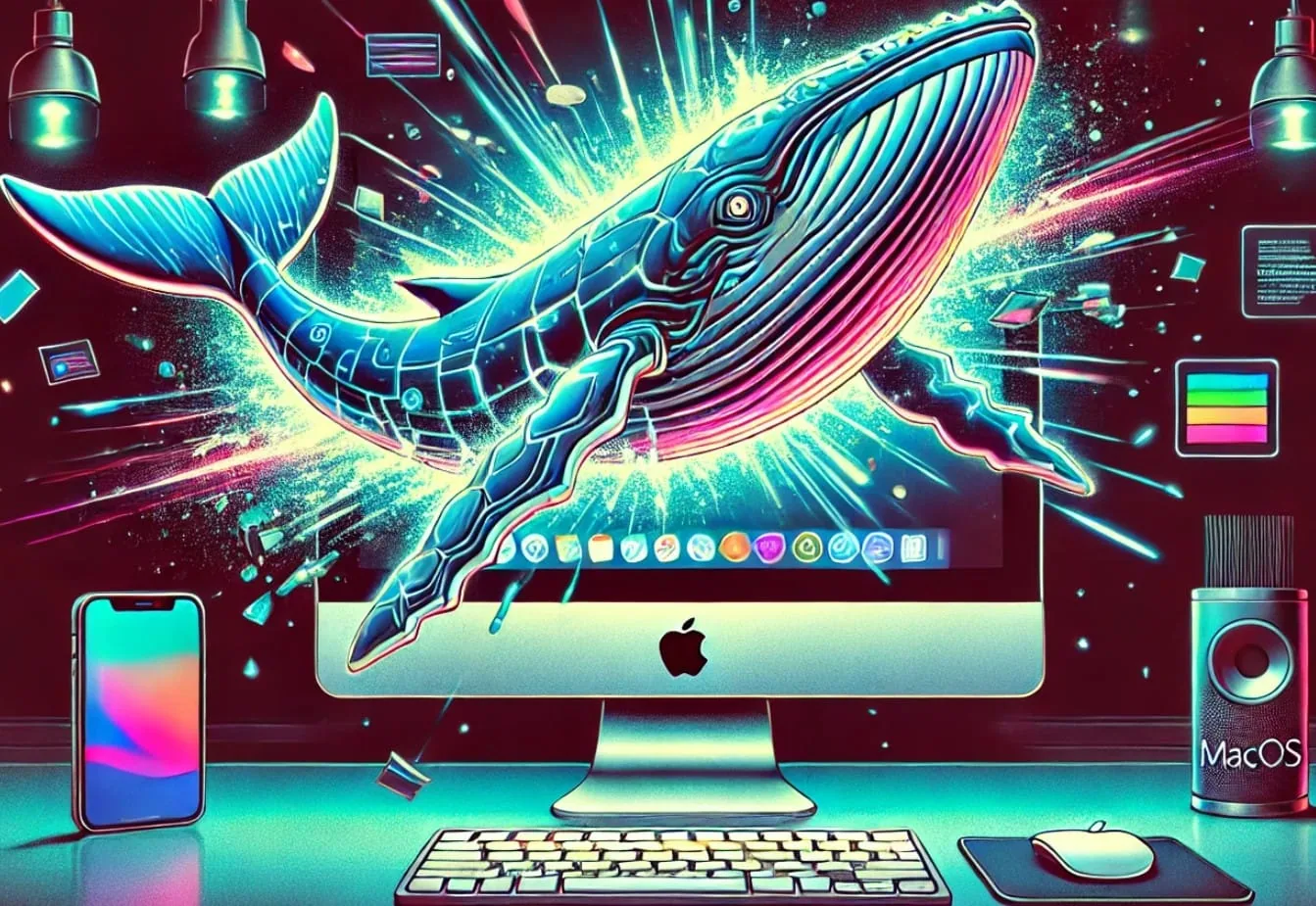Mac Mini M4 running the DeepSeek-R1 AI model locally